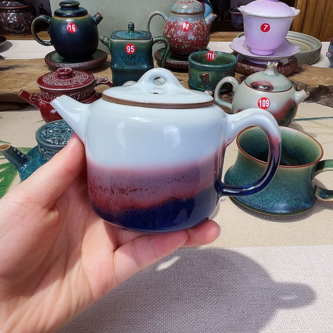 壶禹州钧瓷艺术作品