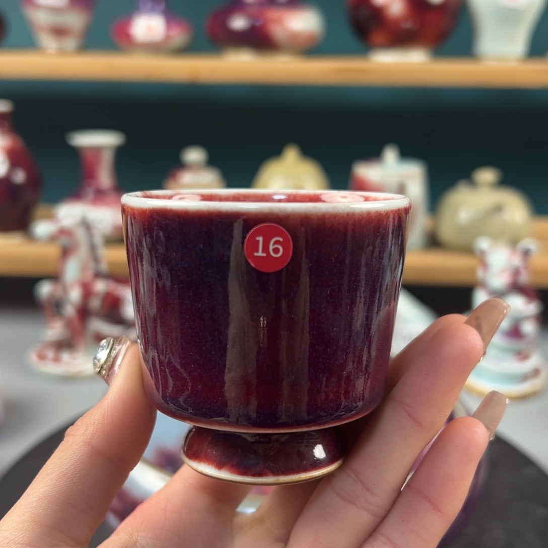 瓷片全品无暇主人杯纯手工