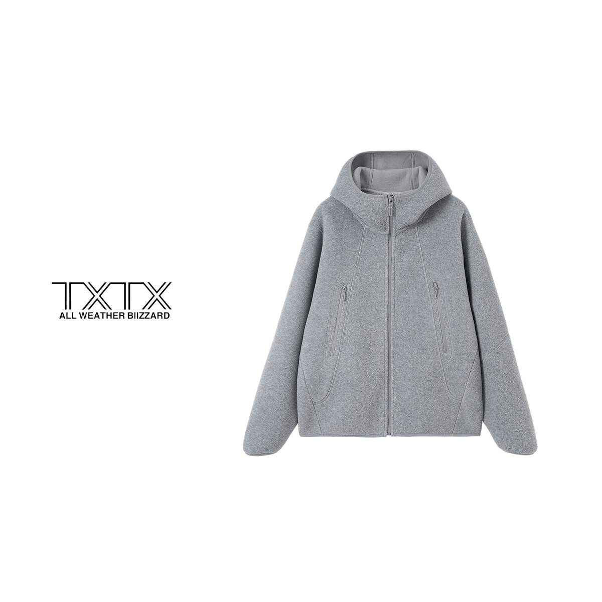 TXTX/踏雪同行重磅双面摇粒绒立体裁冬加厚户外防风保暖男女情侣