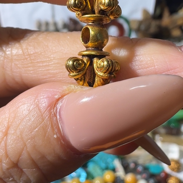 玛瑙/玉髓合金颈饰