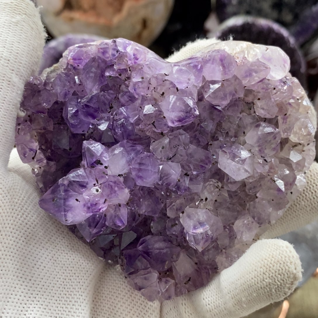 水晶金花爱心未镶嵌