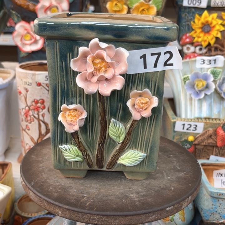 紫砂花盆粗陶材质多肉花盆