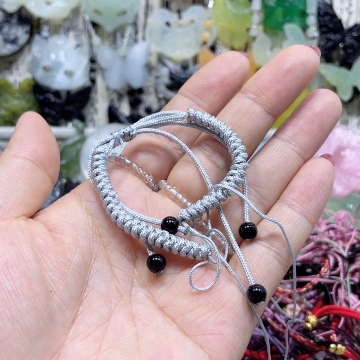 【闪购商品】岫玉未镶嵌颈饰小*蜜106手绳