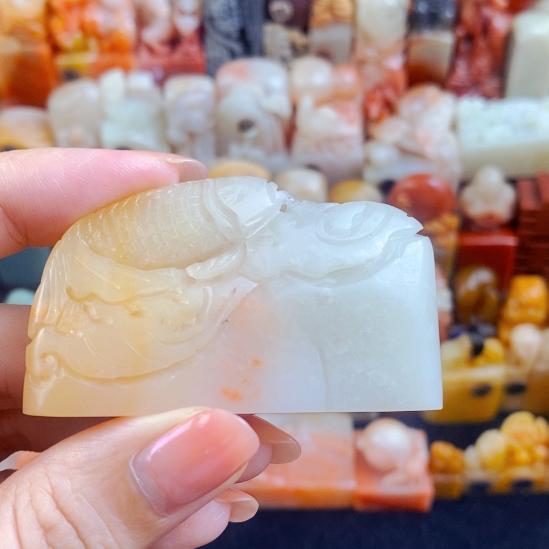 昌化石印石手工篆刻包邮包刻自定义内容