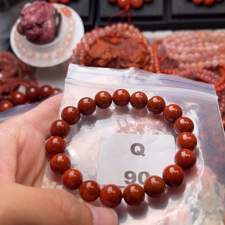 南红玛瑙未镶嵌多样性发货默认微瑕称重10mm