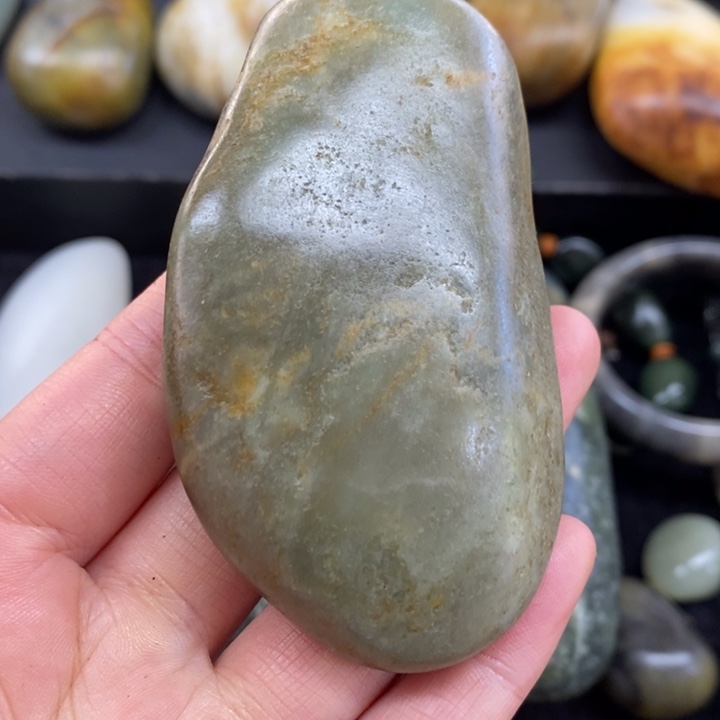 和田玉未镶嵌挂件59