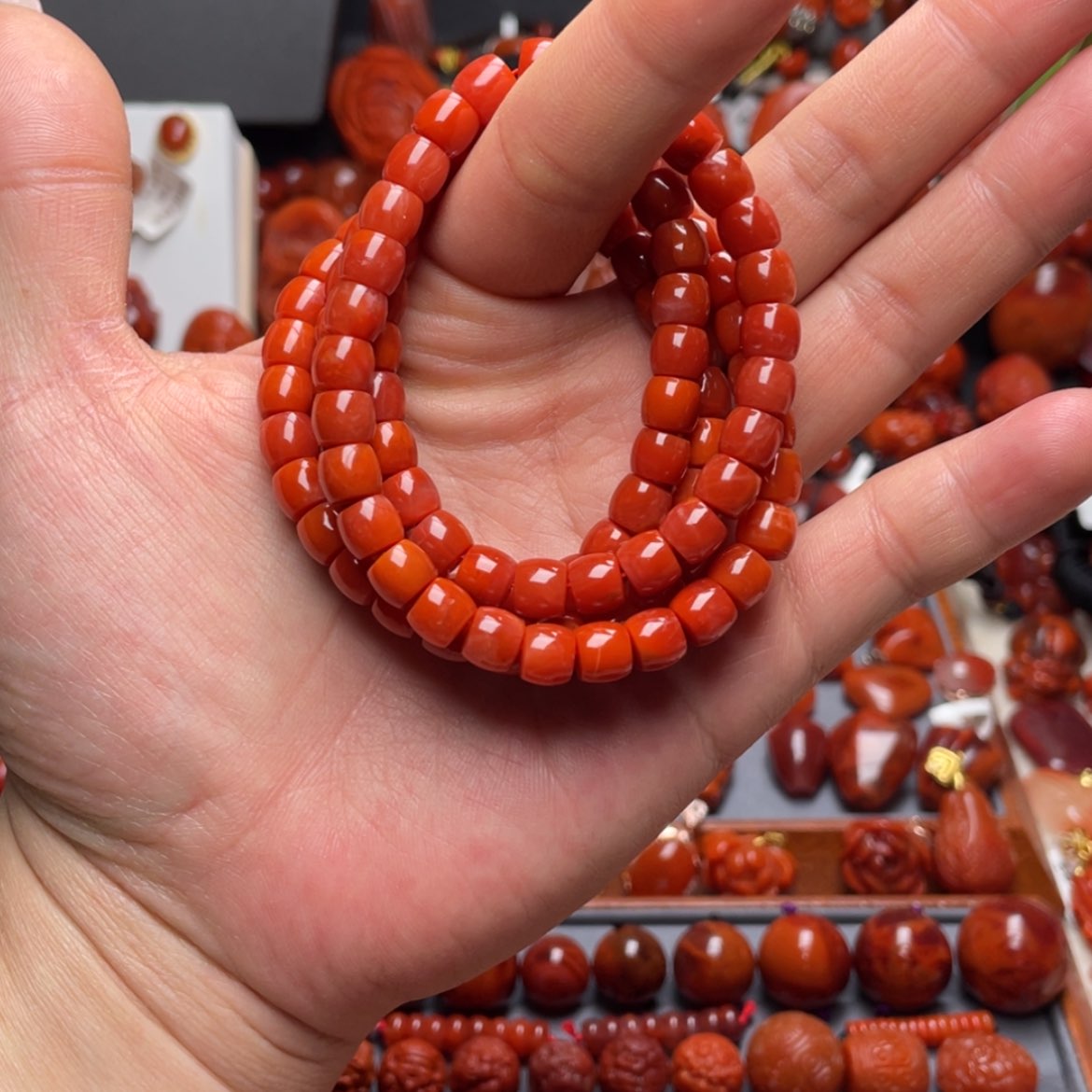 【闪购商品】南红玛瑙7➕直切多圈未镶嵌
