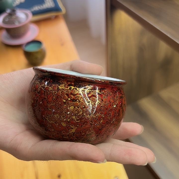 金***灬龙泉云间青瓷小米茶器