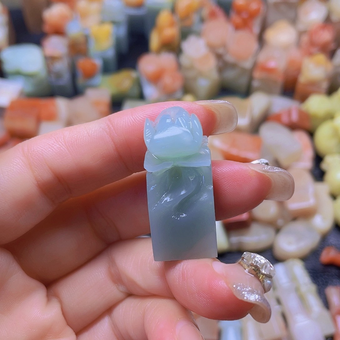 青田石印石纯手工