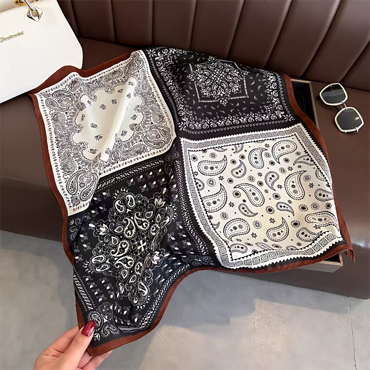 【方巾合集】2025新款秋冬丝巾百搭日常旅游复古时尚高端气质披肩