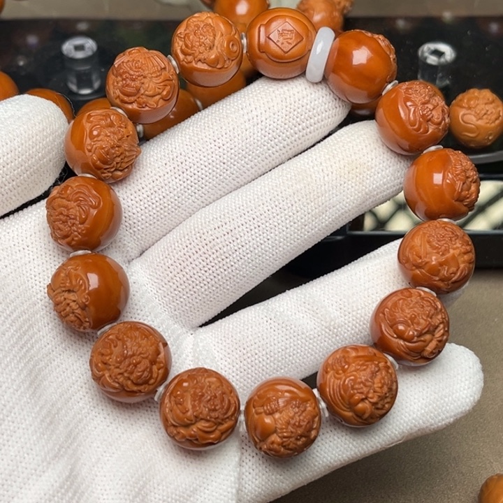 猴头核桃手串钟馗