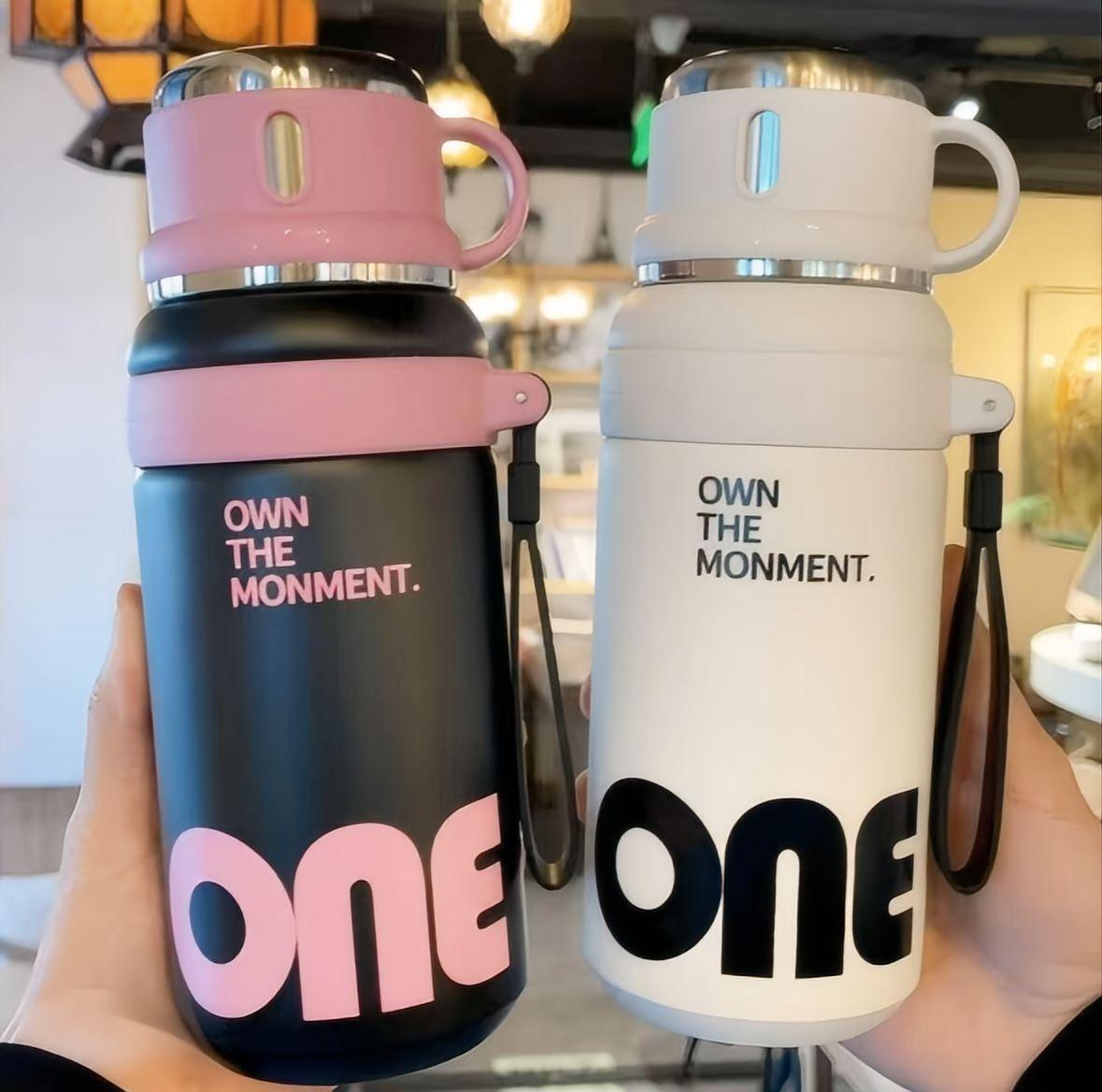 【新人福利】INS风淑女防锈保温简约风防摔创意吸管大容量保温杯