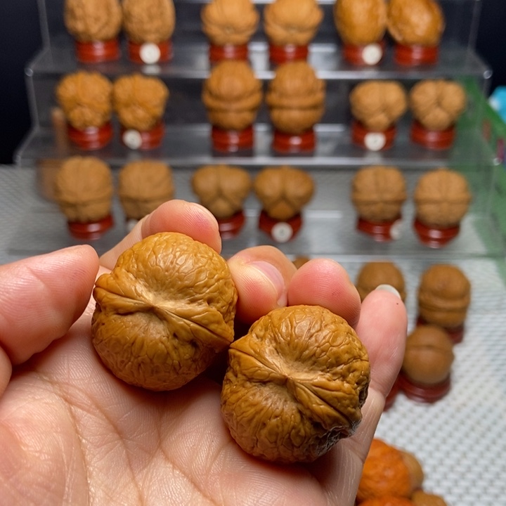 老***板文玩核桃把件钢蛋13
