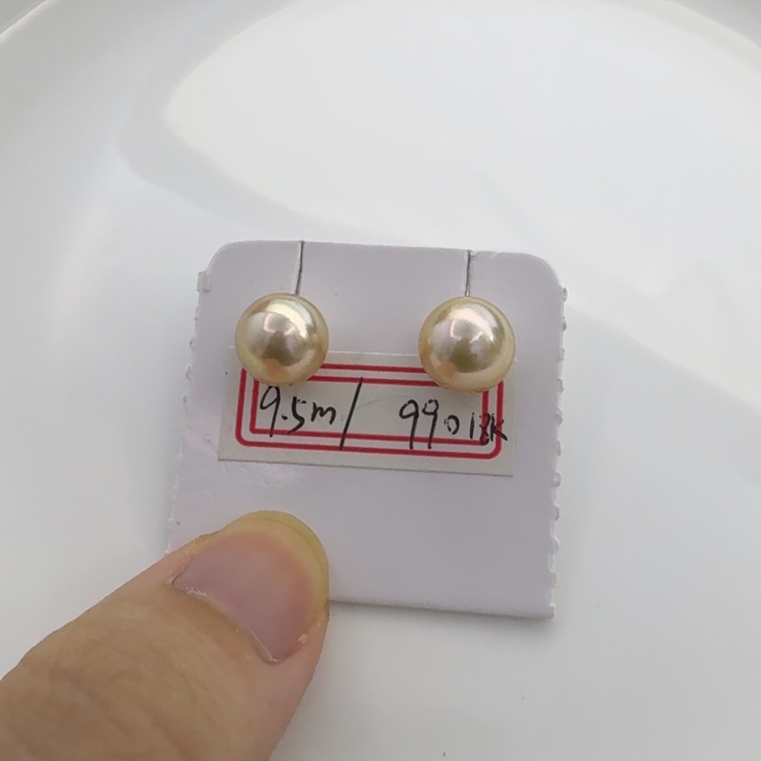 未镶嵌海水珍珠耳饰