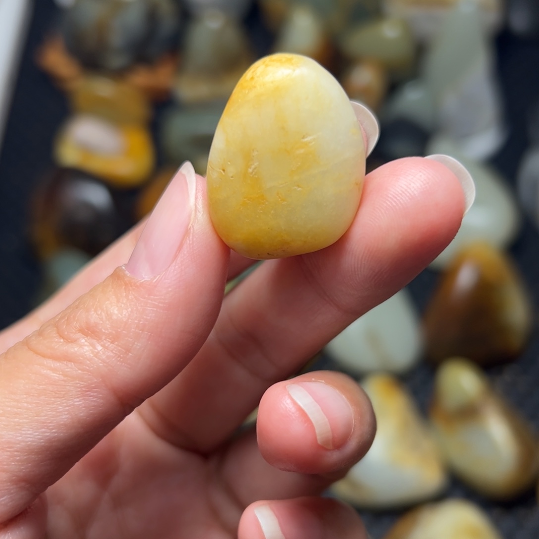 和田玉未镶嵌挂件A35