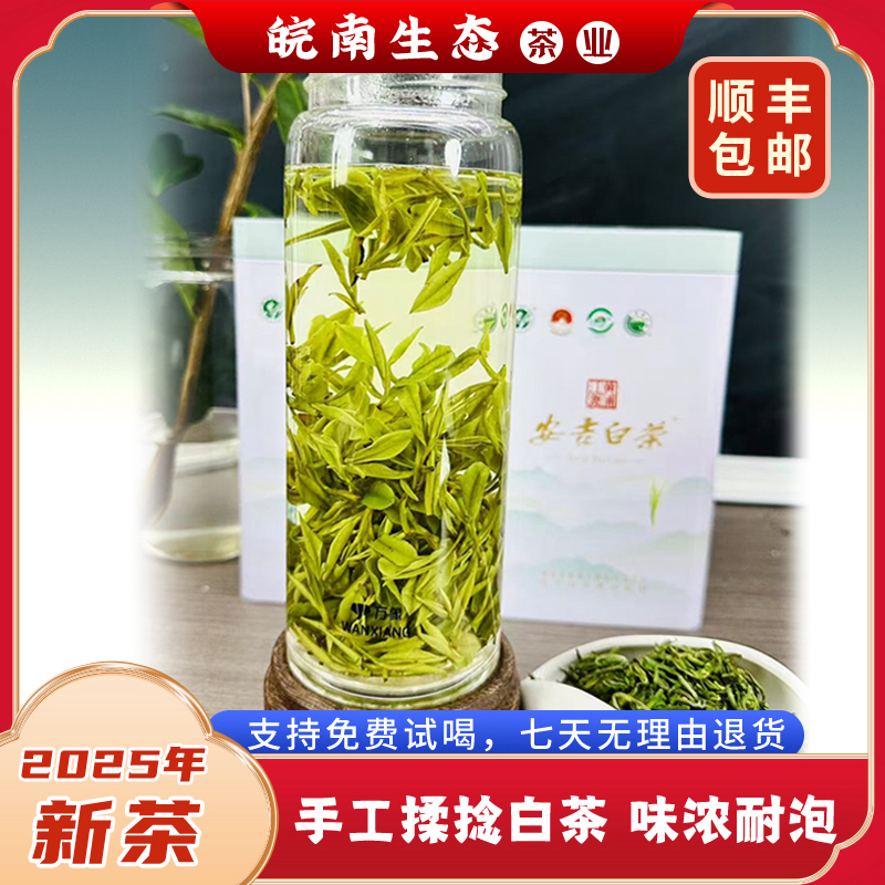 【皖南生态】2025明前安吉昆铜高山纯手工揉捻白茶 特香味浓耐泡
