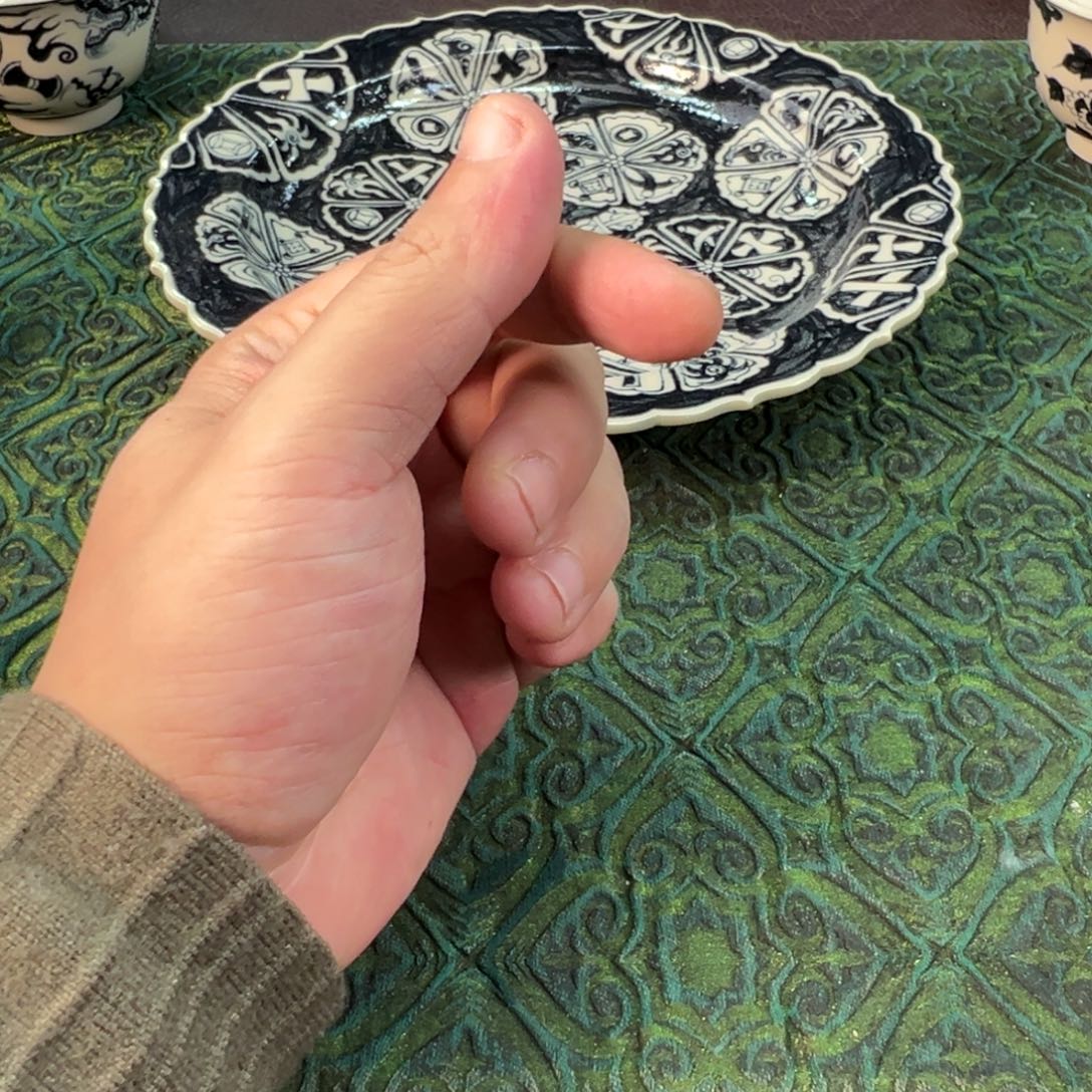 蓝***瓜陶景德镇手工手绘陶瓷