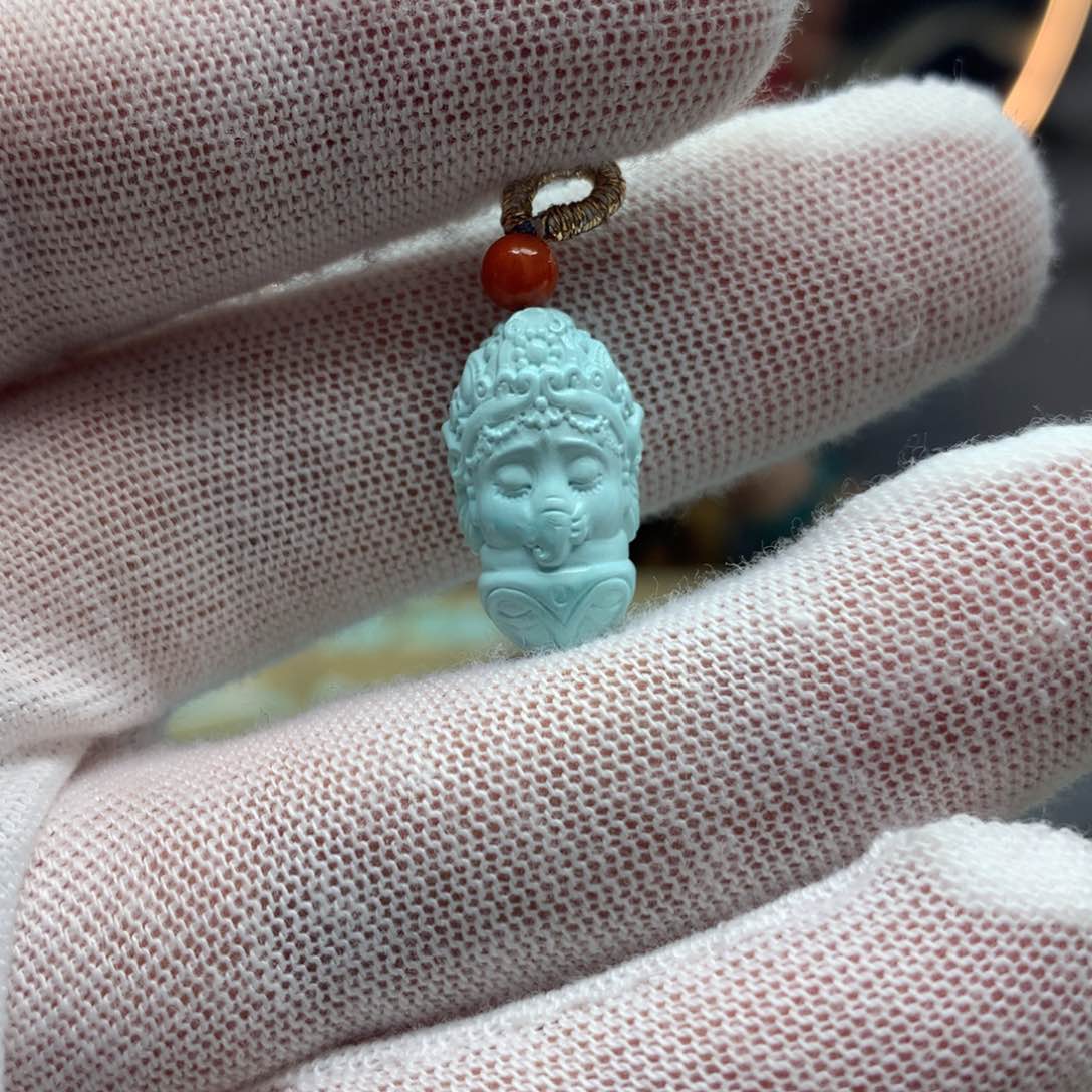 绿松石挂件未镶嵌