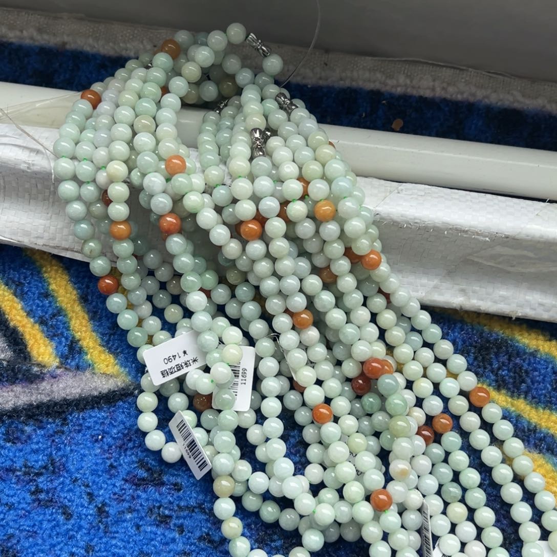 翡翠未镶嵌颈饰珠链多样性发货