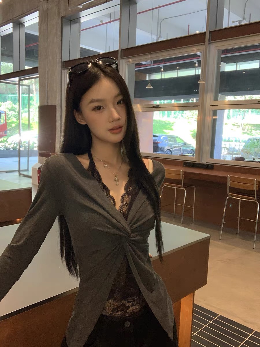 （101-200四季长袖性感美背保暖纯欲辣妹打底
