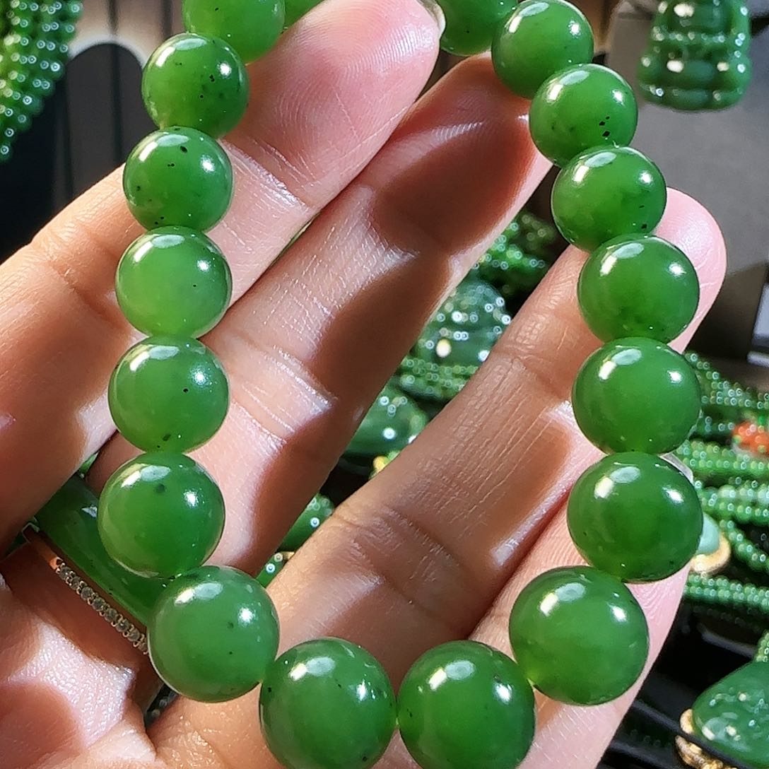 和田玉（碧玉）手串未镶嵌