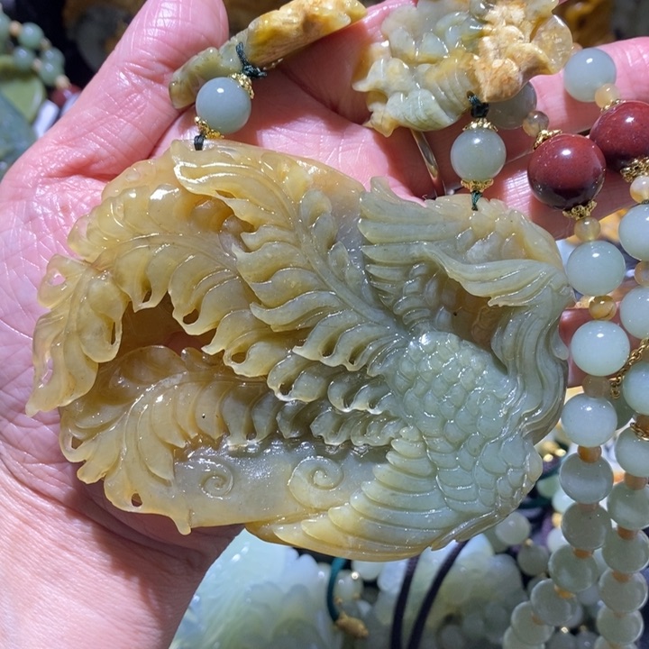 岫玉岫玉吊坠未镶嵌