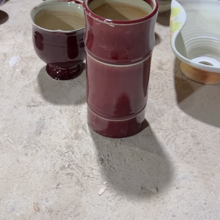 摄***宏瓷片口11高28无孔景德镇陶瓷