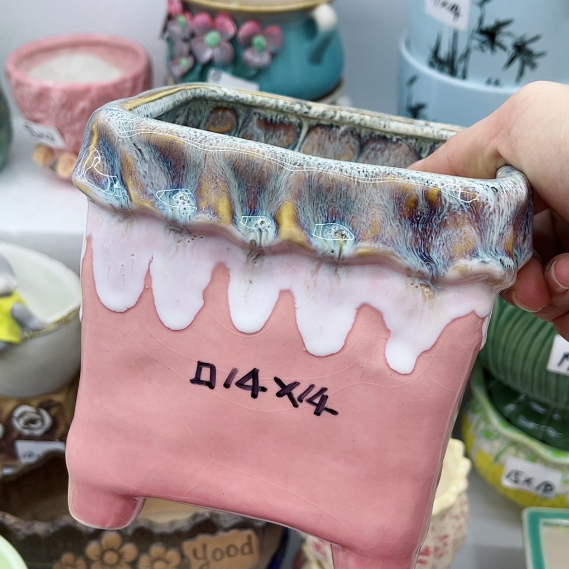 【闪购商品】陶瓷多肉绿植陶瓷花盆