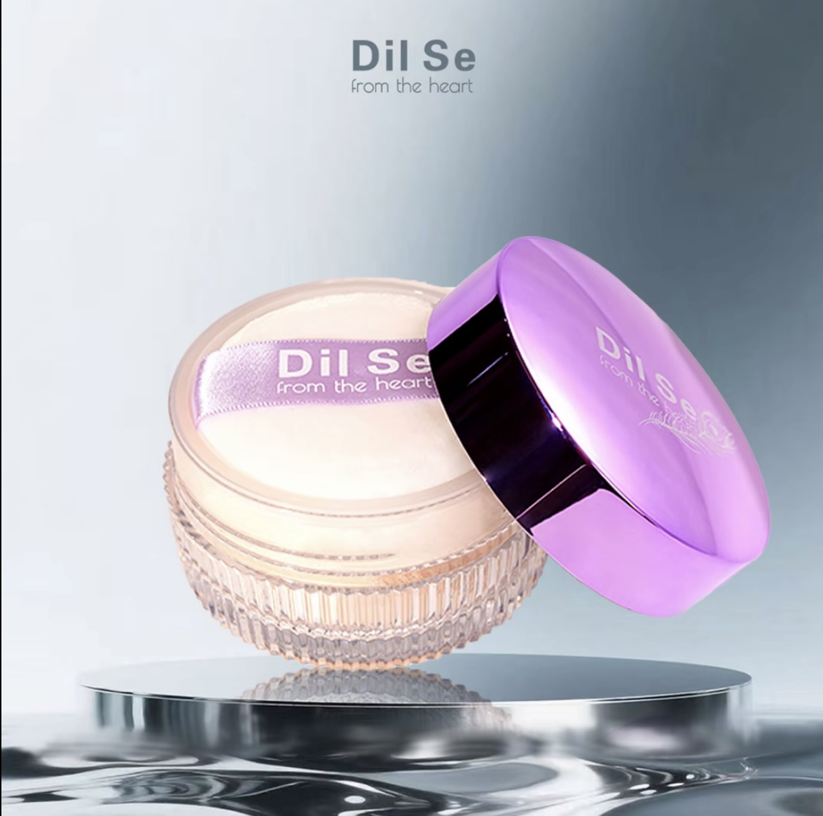 Dil Se from the heart绒羽云雾柔焦持妆蜜粉送镜子