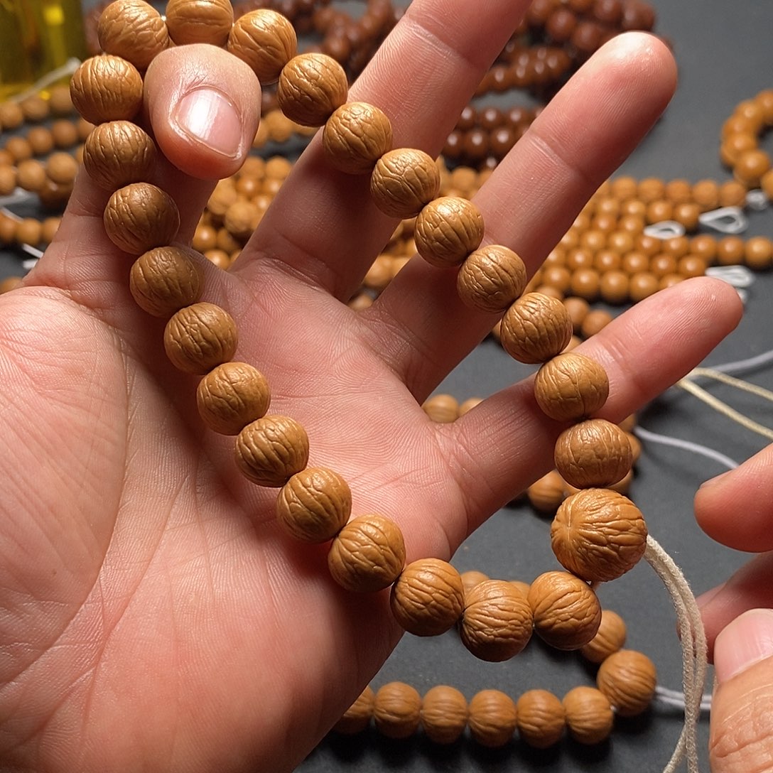 猴头核桃手串12➕同尺凤羽