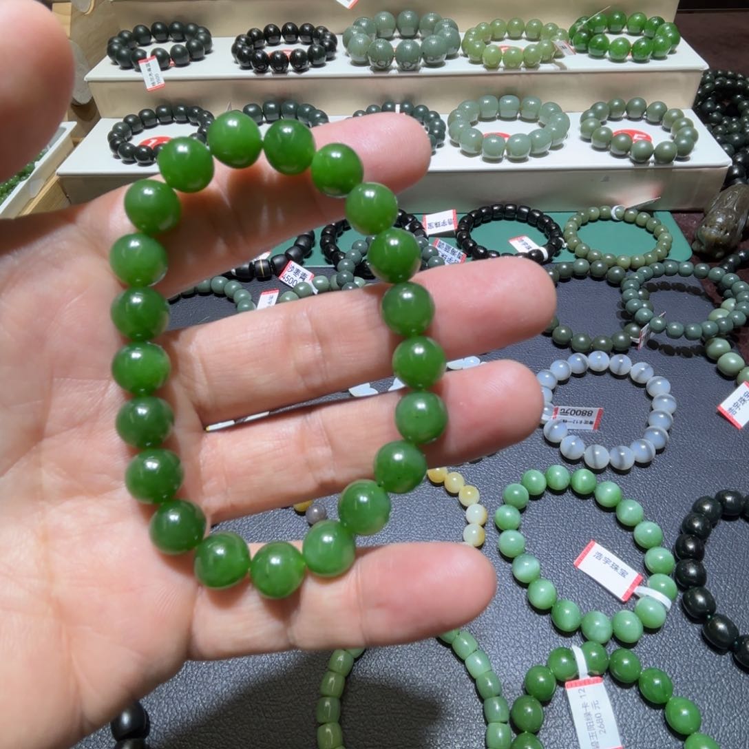 和田玉手链未镶嵌