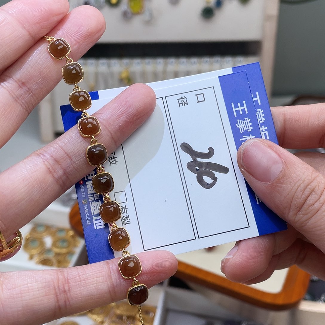 和田玉银S925镶嵌颈饰