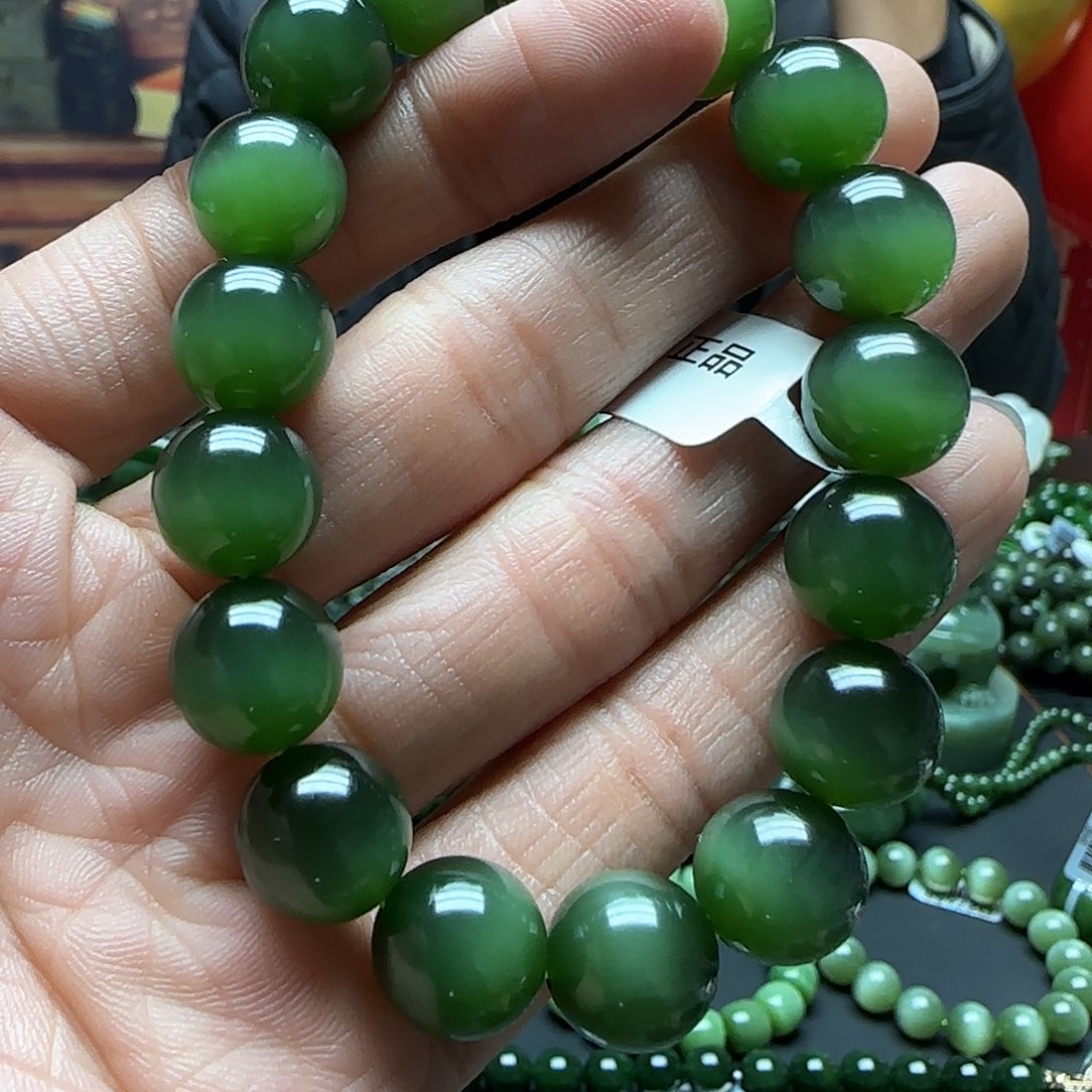 和田玉手串未镶嵌