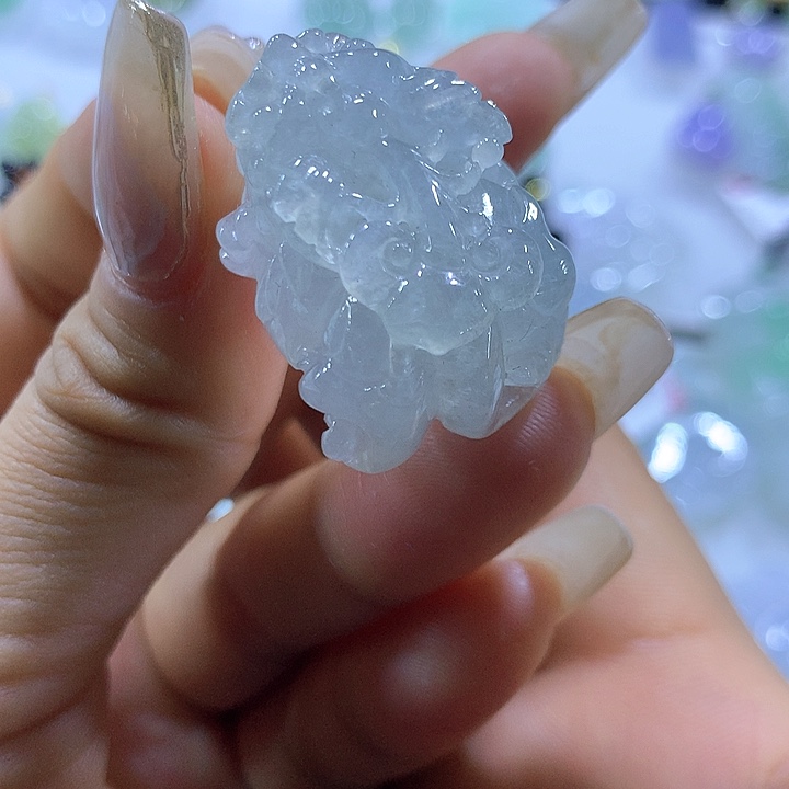 翡翠颈饰未镶嵌天然翡翠A货吊坠