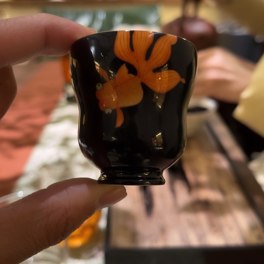 主人杯金鱼杯子杯茶杯