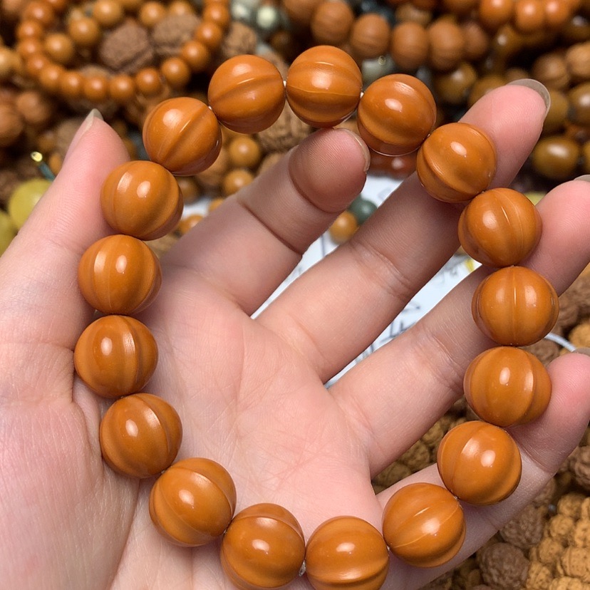 龙炎料鲨鱼背13mm猴头核桃手串大鲨鱼核桃手串男