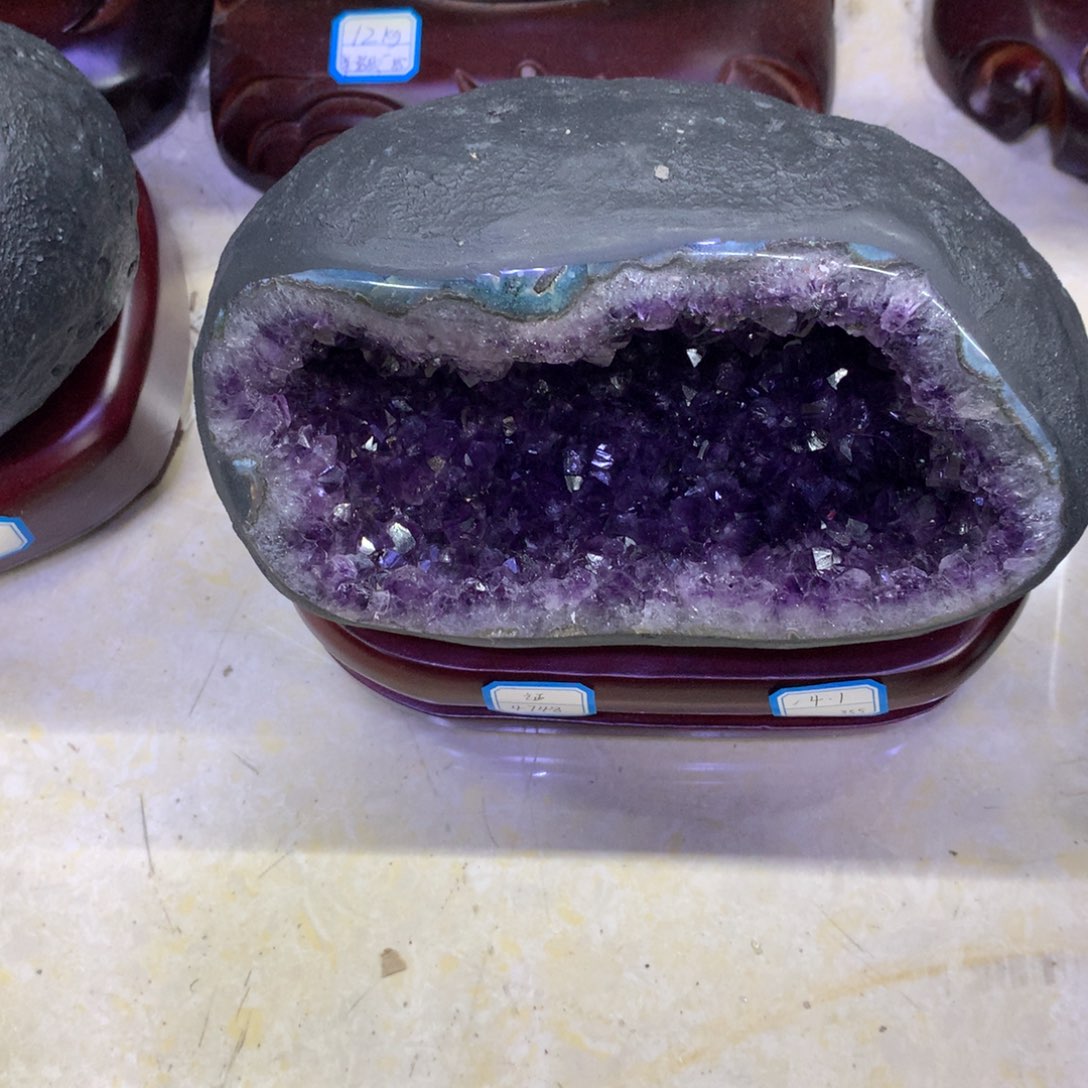 紫晶摆件未镶嵌好好