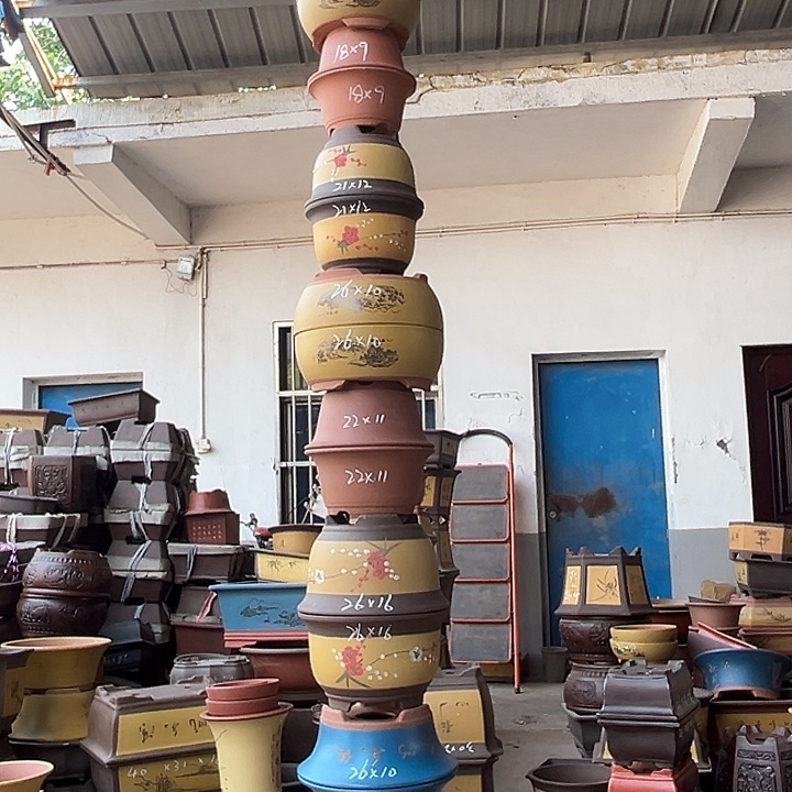 紫砂花盆紫砂花盆