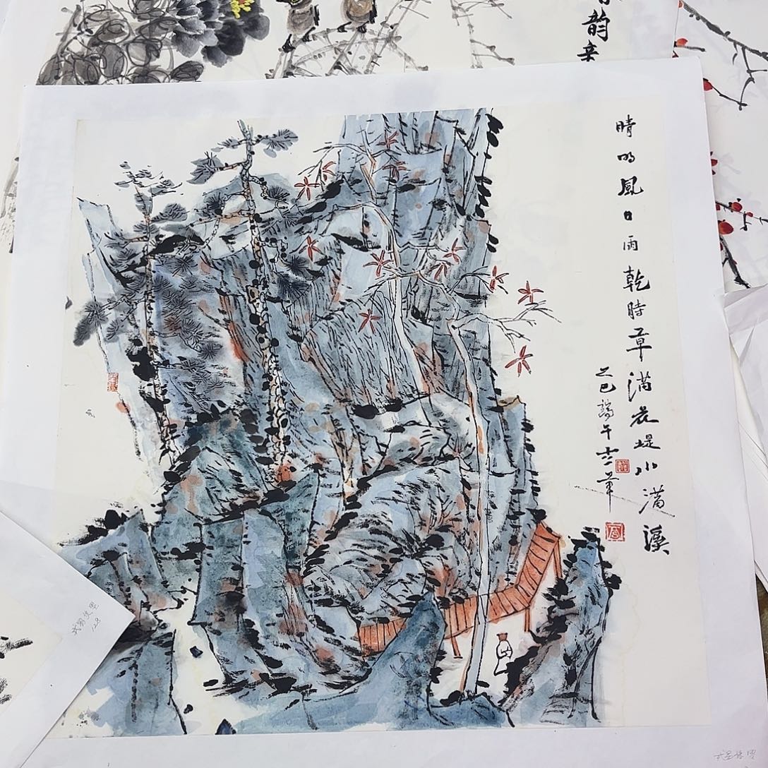 健***人国画斗方童童童童