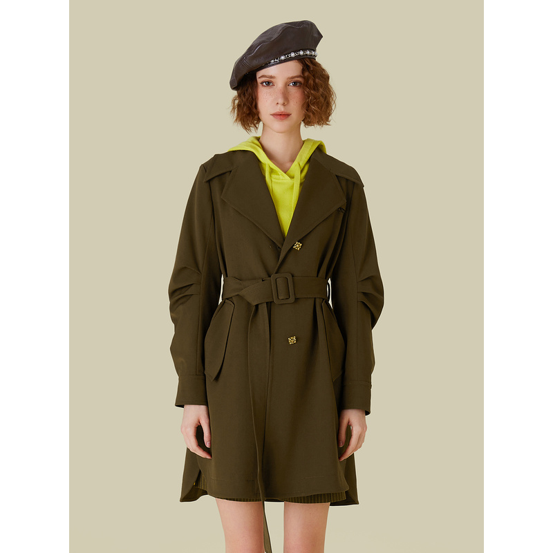 【九月专属】D63中长风衣5E3W64053