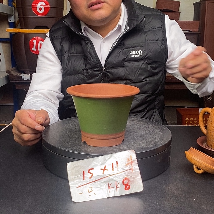 花盆紫砂货号一只KK8