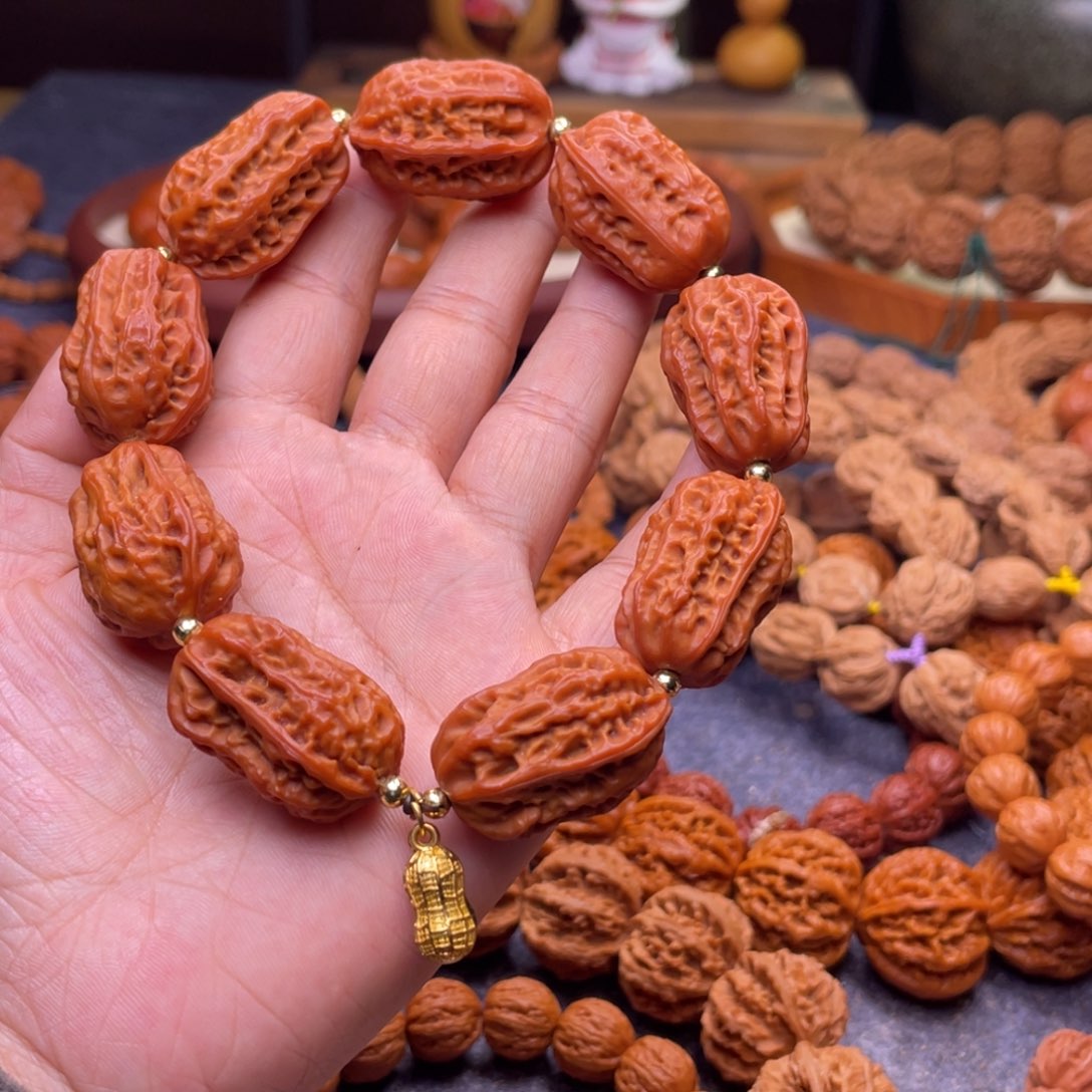 文玩核桃手串花生