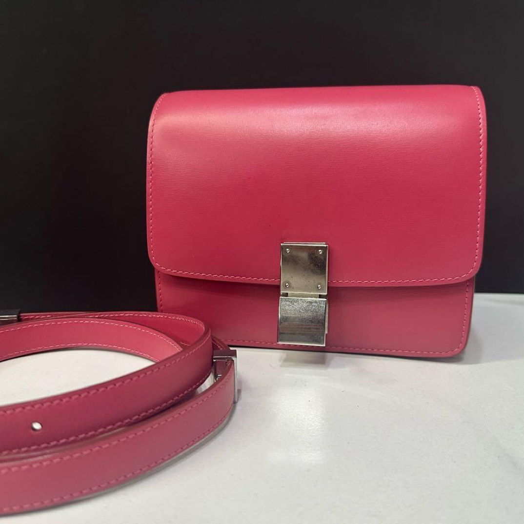 95新 Celine/思琳 Celine box豆腐包/16cm/JJ5111104