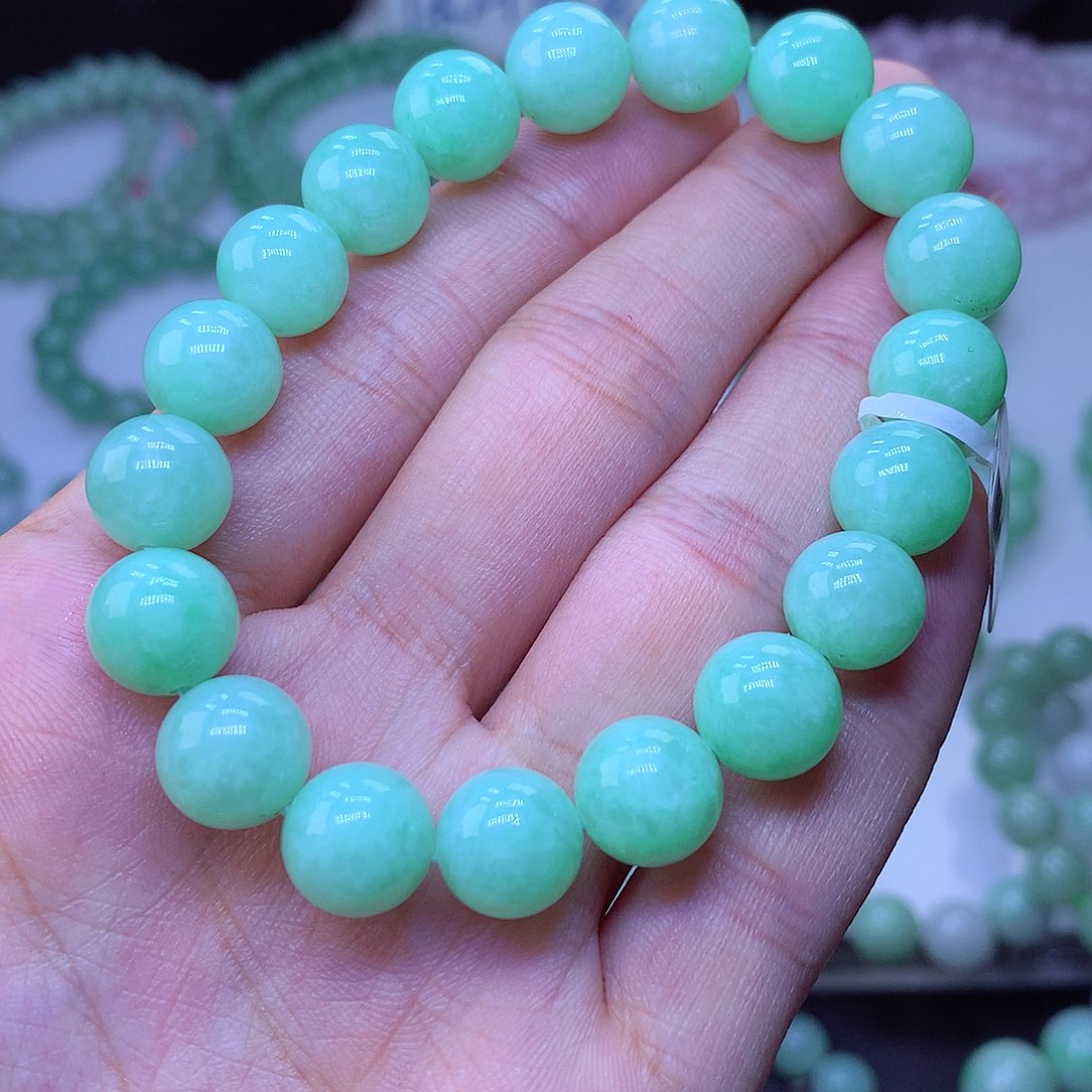 翡翠未镶嵌毛衣链