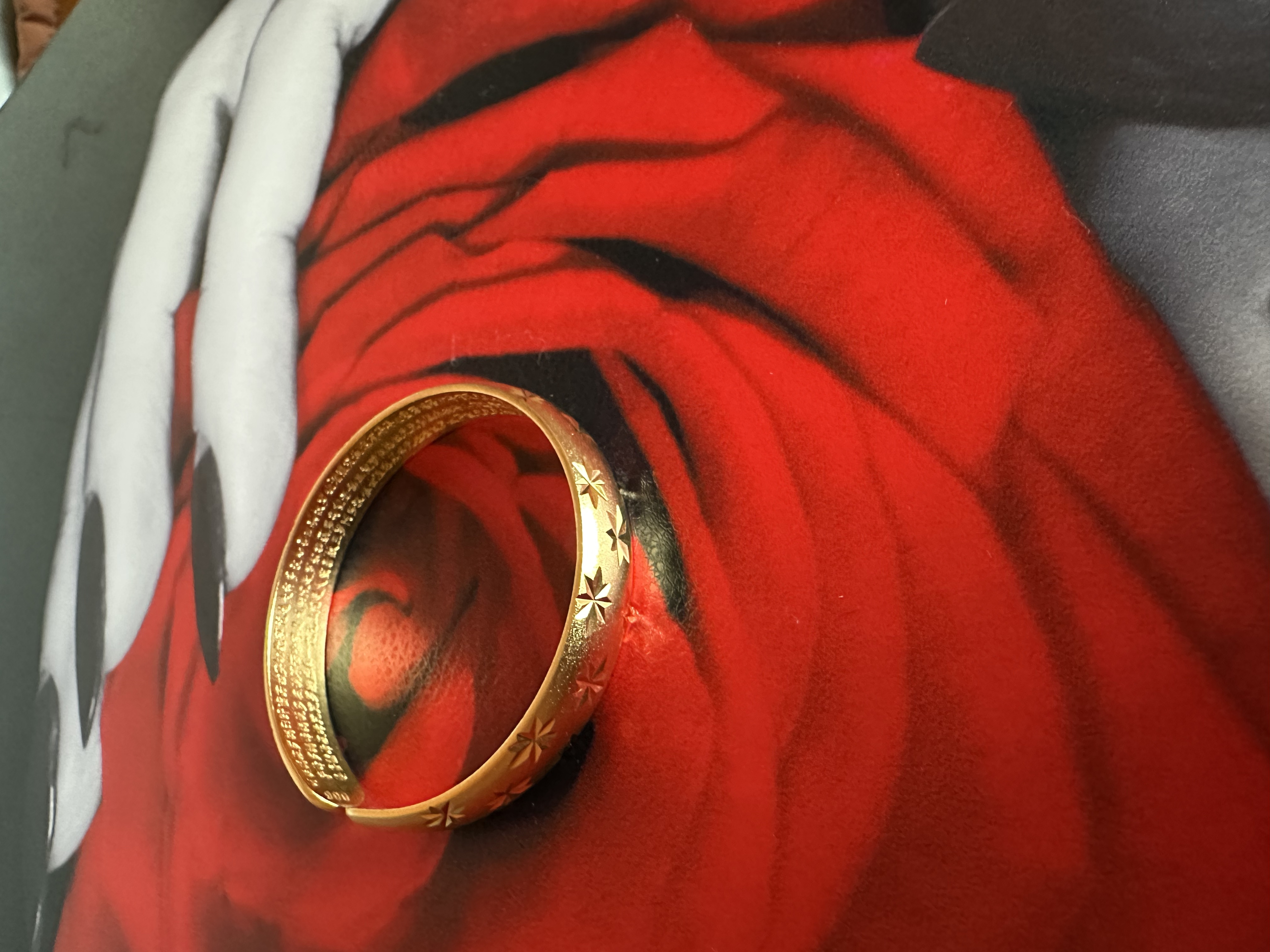 铁合金手镯 时尚轻奢不掉色不过敏满天星手镯妈妈金色قۇمئالتۇم