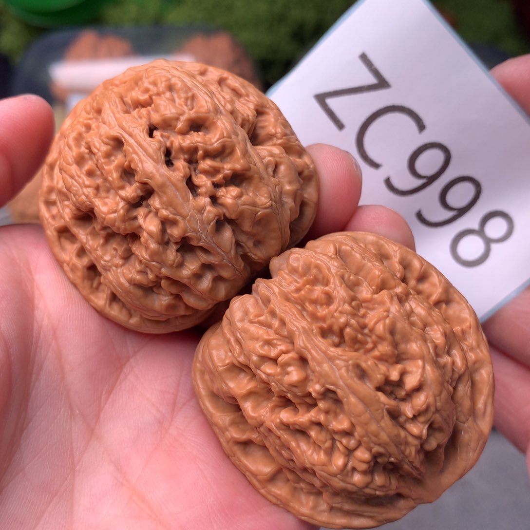 文玩核桃把件肉球粗筋43