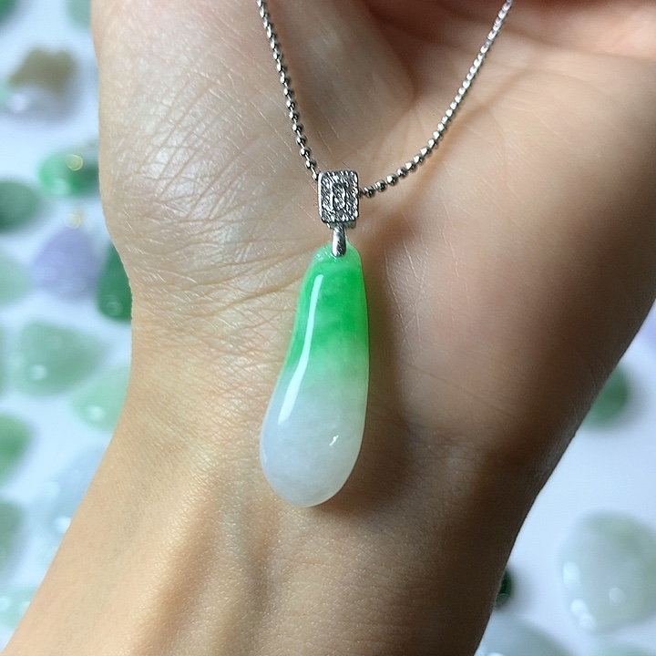 ༊***ღ翡翠未镶嵌颈饰翡翠8