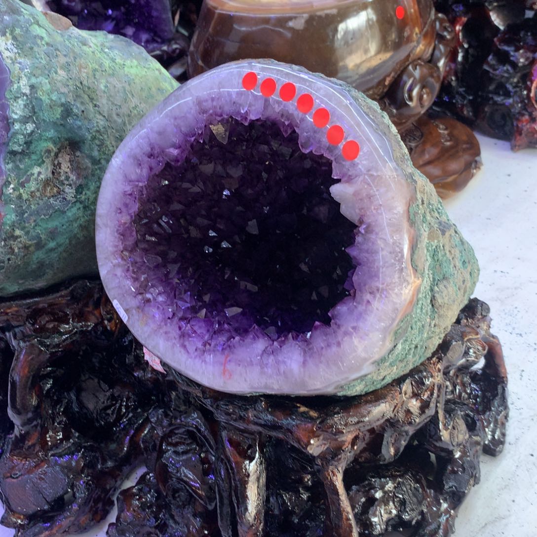 水晶摆件未镶嵌钱袋子