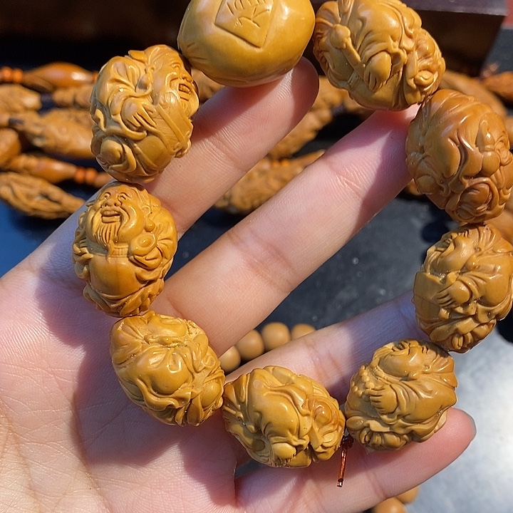 橄榄核手串/手链1.9财神