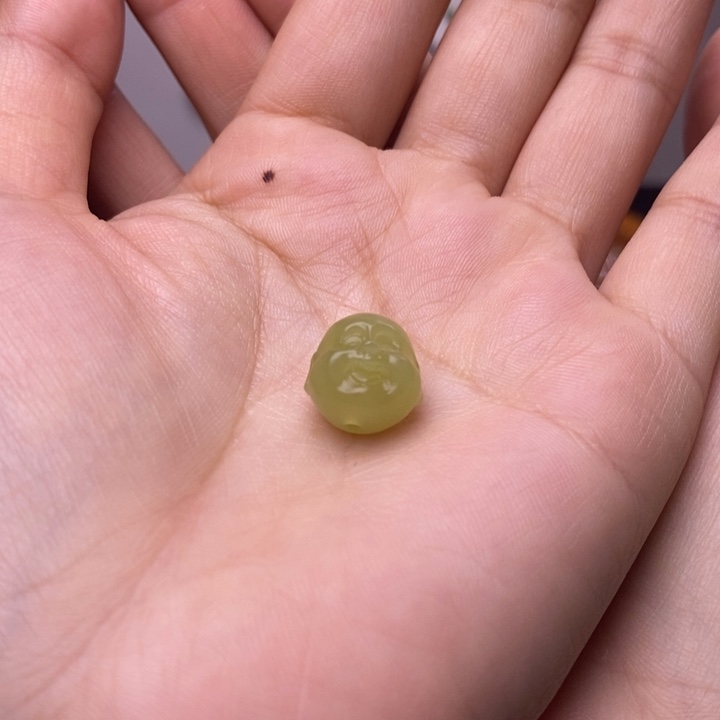 和田玉颈饰未镶嵌暗**故